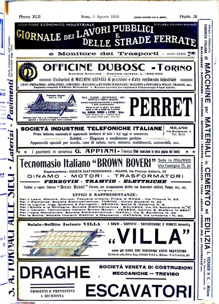 Giornale dei lavori pubblici e delle strade ferrate