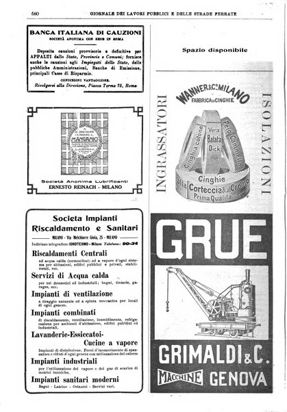 Giornale dei lavori pubblici e delle strade ferrate