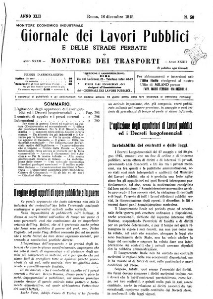 Giornale dei lavori pubblici e delle strade ferrate