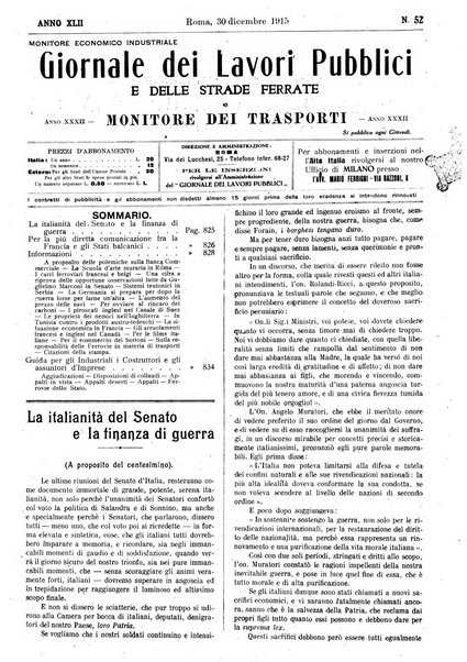 Giornale dei lavori pubblici e delle strade ferrate