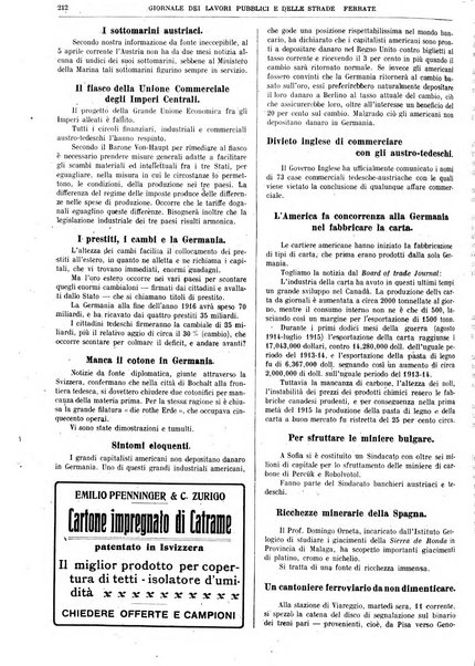 Giornale dei lavori pubblici e delle strade ferrate