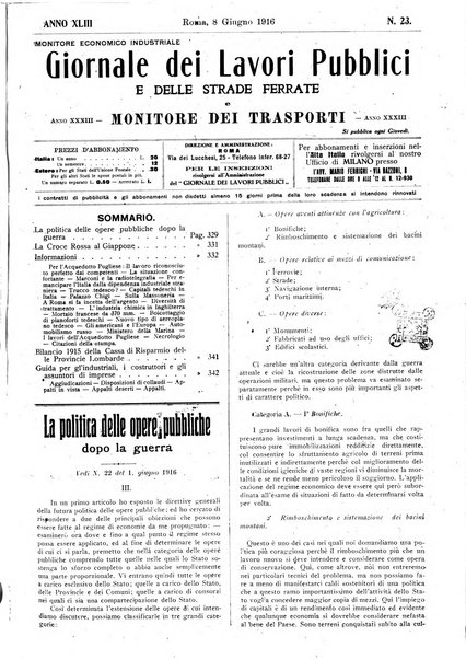 Giornale dei lavori pubblici e delle strade ferrate