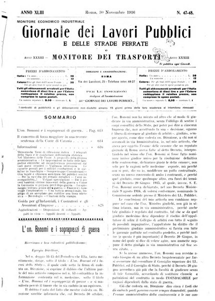 Giornale dei lavori pubblici e delle strade ferrate