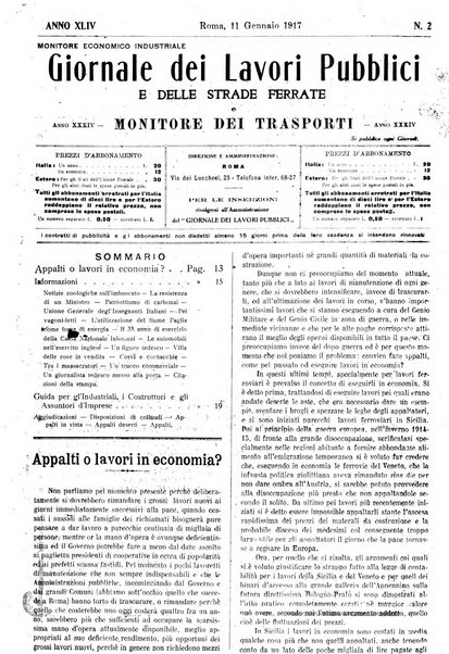 Giornale dei lavori pubblici e delle strade ferrate