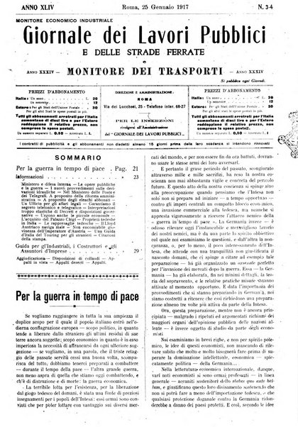 Giornale dei lavori pubblici e delle strade ferrate