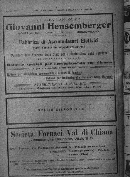 Giornale dei lavori pubblici e delle strade ferrate