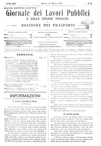 Giornale dei lavori pubblici e delle strade ferrate