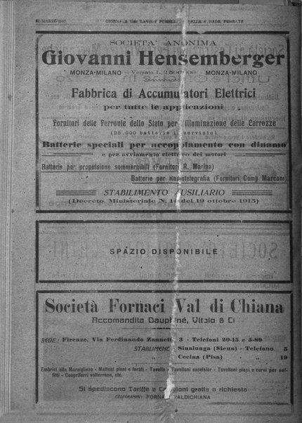 Giornale dei lavori pubblici e delle strade ferrate