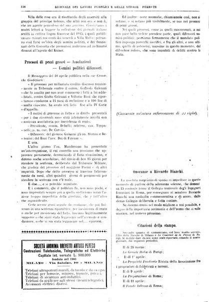 Giornale dei lavori pubblici e delle strade ferrate