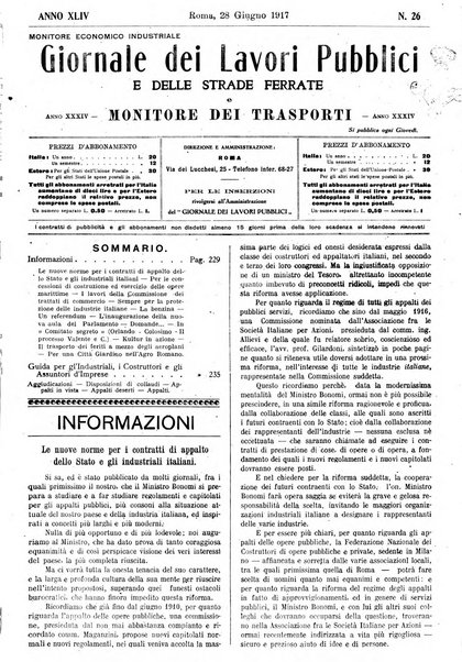 Giornale dei lavori pubblici e delle strade ferrate