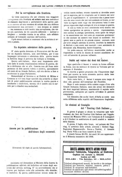 Giornale dei lavori pubblici e delle strade ferrate