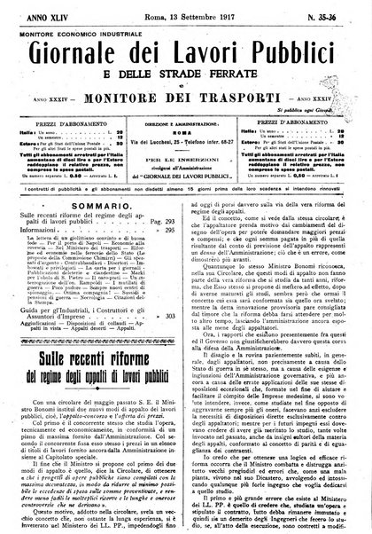 Giornale dei lavori pubblici e delle strade ferrate