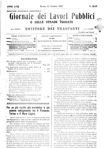 Giornale dei lavori pubblici e delle strade ferrate