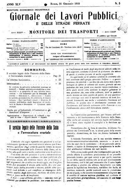 Giornale dei lavori pubblici e delle strade ferrate