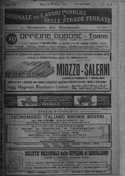 Giornale dei lavori pubblici e delle strade ferrate