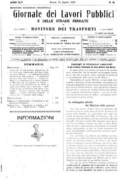 Giornale dei lavori pubblici e delle strade ferrate