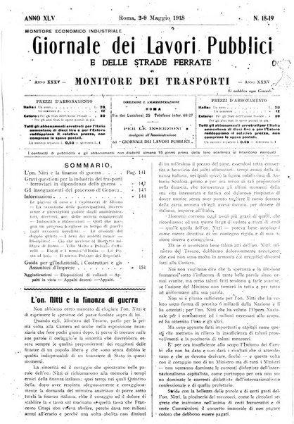 Giornale dei lavori pubblici e delle strade ferrate