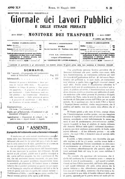 Giornale dei lavori pubblici e delle strade ferrate