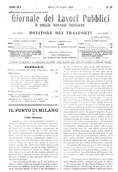 Giornale dei lavori pubblici e delle strade ferrate