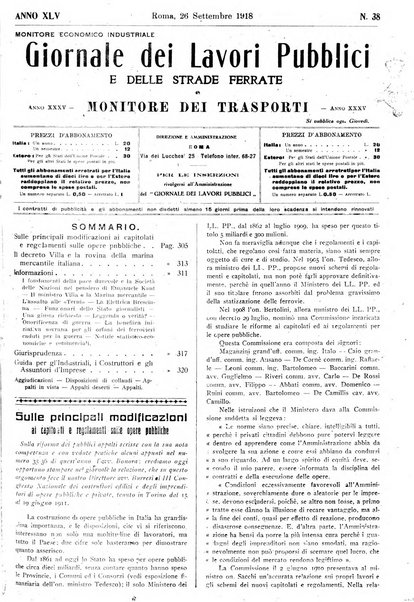 Giornale dei lavori pubblici e delle strade ferrate