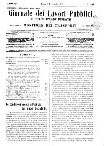 Giornale dei lavori pubblici e delle strade ferrate