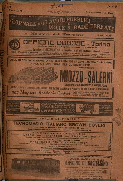 Giornale dei lavori pubblici e delle strade ferrate