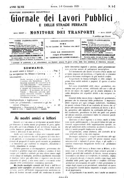 Giornale dei lavori pubblici e delle strade ferrate