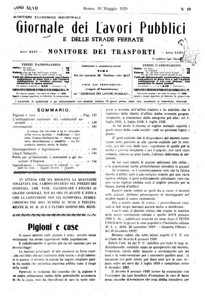 Giornale dei lavori pubblici e delle strade ferrate