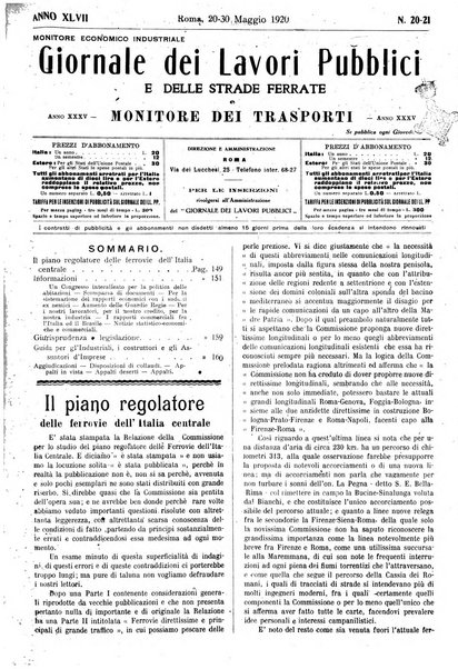 Giornale dei lavori pubblici e delle strade ferrate