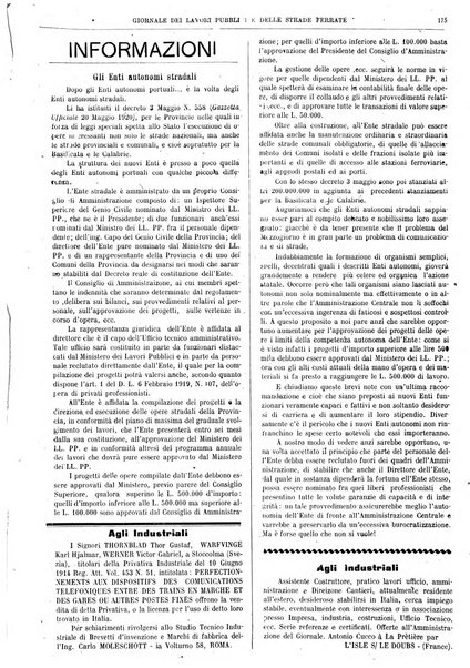 Giornale dei lavori pubblici e delle strade ferrate