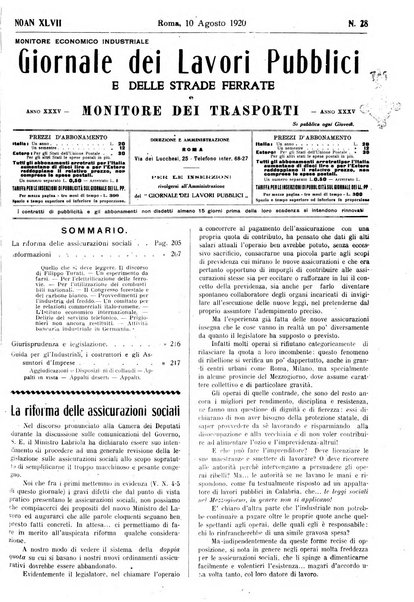 Giornale dei lavori pubblici e delle strade ferrate