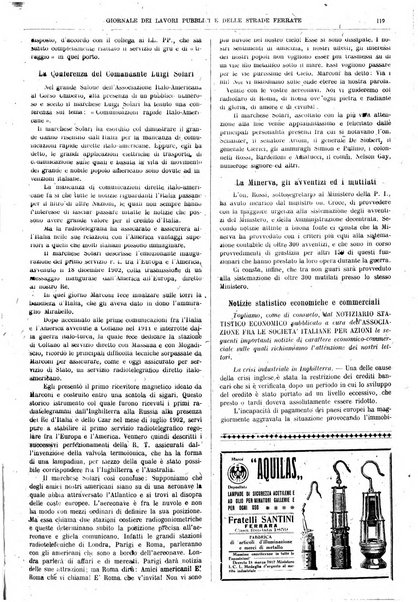 Giornale dei lavori pubblici e delle strade ferrate