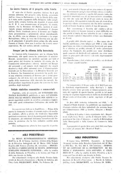 Giornale dei lavori pubblici e delle strade ferrate