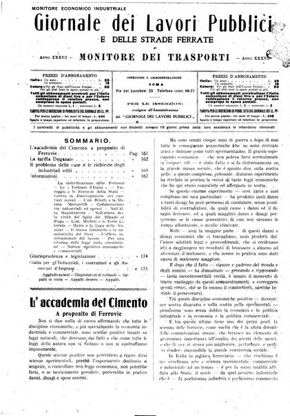 Giornale dei lavori pubblici e delle strade ferrate