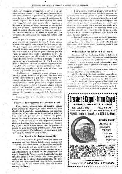 Giornale dei lavori pubblici e delle strade ferrate