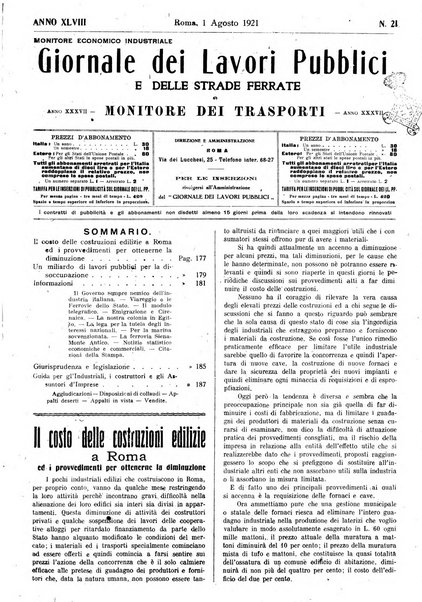 Giornale dei lavori pubblici e delle strade ferrate