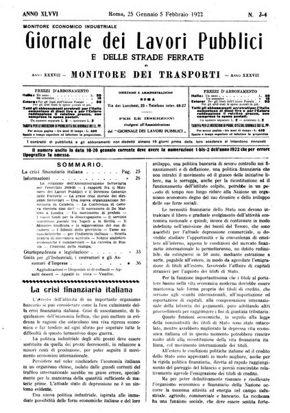 Giornale dei lavori pubblici e delle strade ferrate