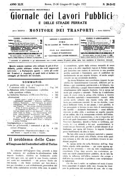 Giornale dei lavori pubblici e delle strade ferrate