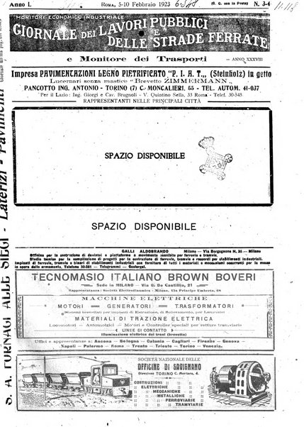 Giornale dei lavori pubblici e delle strade ferrate