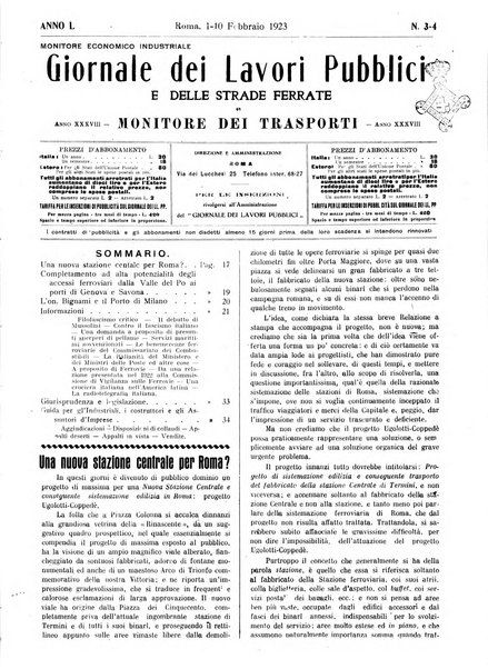 Giornale dei lavori pubblici e delle strade ferrate