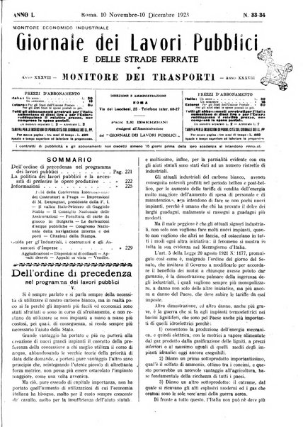 Giornale dei lavori pubblici e delle strade ferrate