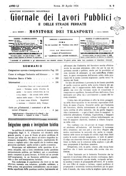 Giornale dei lavori pubblici e delle strade ferrate