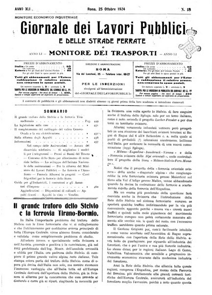 Giornale dei lavori pubblici e delle strade ferrate