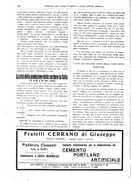 Giornale dei lavori pubblici e delle strade ferrate