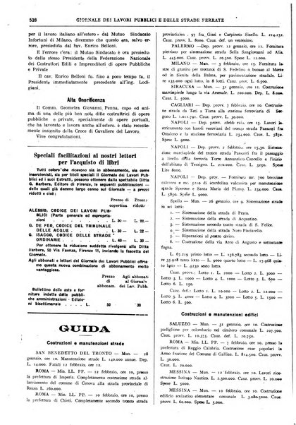 Giornale dei lavori pubblici e delle strade ferrate