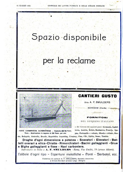 Giornale dei lavori pubblici e delle strade ferrate