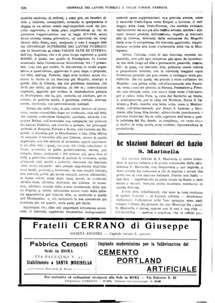 Giornale dei lavori pubblici e delle strade ferrate