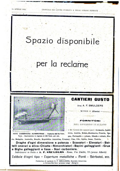 Giornale dei lavori pubblici e delle strade ferrate