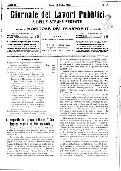 Giornale dei lavori pubblici e delle strade ferrate