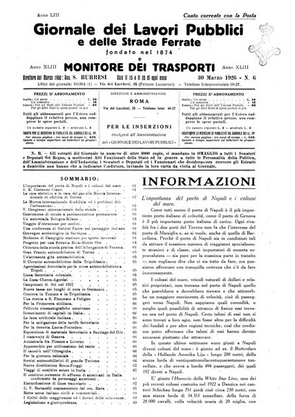 Giornale dei lavori pubblici e delle strade ferrate